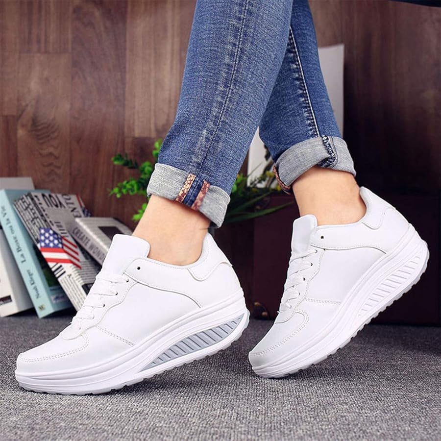 Sneakers donna con zeppa CALEIDE